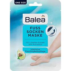 Balea - Fuss Socken Maske - mit Limette-Extrakt und Avocadoöl von Balea