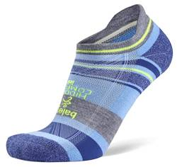 Balega Unisex-Erwachsene Hidden Comfort No Show (1 Paar), Cool Blue, Medium Performance Athletic Laufsocken für Damen und Herren von Balega