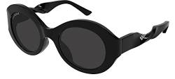 Balenciaga Sonnenbrille BB0208S 001 Sonnenbrille Frau Farbe Schwarz Grau Glasgröße 53 mm von Balenciaga