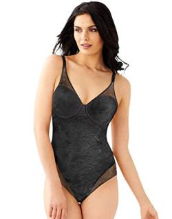 Bali Damen Ultra Light Body Briefer Fajas Df6552 Shapewear Bodysuit, Schwarz, 90D von Bali