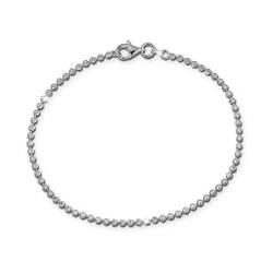 Balia Armband diamantiert Kugelkette Silber Damen Armschmuck 19cm Karabiner D4SDA2549J Armband von Balia