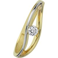 Balia Goldring Balia Damen Ring Gelbgold 8Karat Gr.54 (Fingerring), Damen Ring geschwungen aus 333 Gelbgold - 8 Karat, Farbe: weiß, gold von Balia