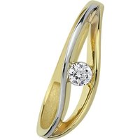 Balia Goldring Balia Damen Ring Gelbgold 8Karat Gr.60 (Fingerring), Damen Ring geschwungen aus 333 Gelbgold - 8 Karat, Farbe: weiß, gold von Balia