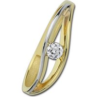 Balia Goldring Balia Damen Ring aus 333 Gelbgold (Fingerring), Fingerring Größe 54 (17,2), 333 Gelbgold - 8 Karat (geschwungen gold) von Balia