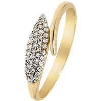 Balia Goldring Balia Ring Blatt für Damen 8K Gold (Fingerring), Fingerring Größe 54 (17,2), 333 Gelbgold - 8 Karat (Blatt gold) Gold 3 von Balia