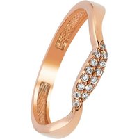 Balia Goldring Balia Ring Welle Damen 333 Rosegold (Fingerring), Fingerring Größe 54 (17,2), 333 Rosegold - 8 Karat (Welle rose) Gold 3 von Balia