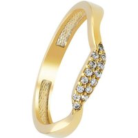 Balia Goldring Balia Ring Welle Gold Damen 8Kt Gr.54 (Fingerring), Damen Ringe, 54 (17,2) Welle, 333 Gelbgold - 8 Karat von Balia