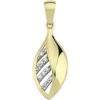 Balia Kettenanhänger Balia Kettenanhänger für Damen 8K Gold, Damen Kettenanhänger (Blatt) ca. 2,6cm, 333 Gelbgold - 8 Karat, Farbe: von Balia