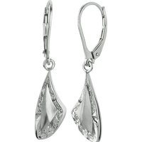 Balia Paar Ohrhänger Balia Damen Ohrringe matt Ohrringe (Ohrhänger), Damen Ohrhänger Dreieck aus 925 Sterling Silber, Länge ca. 3,5cm von Balia
