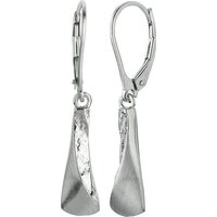 Balia Paar Ohrhänger Balia Damen Ohrringe matt und geschlagen (Ohrhänger), Damen Ohrhänger 3D Rechteck aus 925 Sterling Silber, Farbe: silber von Balia