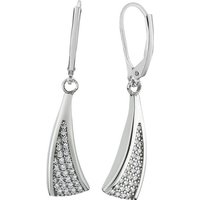 Balia Paar Ohrhänger Balia Damen Ohrringe poliert 925 (Ohrhänger), Damen Ohrhänger Dreieck aus 925 Sterling Silber, Länge ca. 3,7cm von Balia