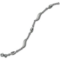 Balia Silberarmband Balia Armband für Damen mattiert (Armband), Silber Armband (Wave) ca. 19,5cm, Silber 925 von Balia