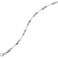 Balia Silberarmband Balia Armband für Damen mattiert Silber (Armband), Damen Armband (Design) ca. 19,3cm, 925 Sterling Silber, Farbe: silber von Balia