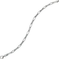 Balia Silberarmband Balia Armband für Damen mattiert Silber (Armband), Damen Armband (Oval) ca. 18,4cm, 925 Sterling Silber, Farbe: silber von Balia