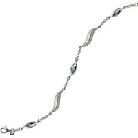 Balia Silberarmband Balia Armband für Damen mattiert Silber (Armband), Damen Armband (Wave) ca. 19,5cm, 925 Sterling Silber, Farbe: silber von Balia