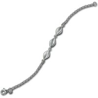 Balia Silberarmband Balia Damen Armband 925 Silber matt (Armband), Silber Armband (Ellipsen) ca. 19cm, Silber 925 von Balia