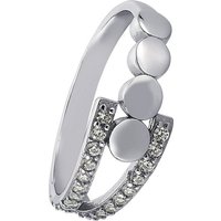 Balia Silberring Balia Ring für Damen mit weißen (Fingerring), Fingerring Größe 56 (17,8), 925 Sterling Silber (Kreise) Silber 925 von Balia