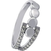 Balia Silberring Balia Ring für Damen mit weißen (Fingerring), Fingerring Größe 58 (18,5), 925 Sterling Silber (Kreise) Silber 925 von Balia