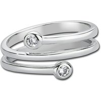 Balia Silberring Balia Ring für Damen weiße Zirkonia (Fingerring), Fingerring Größe 58 (18,5), 925 Sterling Silber (Dream) Silber 925 von Balia