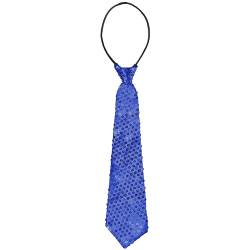 Pailetten Krawatte (Blau) von Balinco