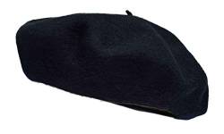 Balke Herren Baskenmütze Barett, Farbe:schwarz, Größe:58 von Balke