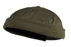 Balke Herren Dockerscap Cap ohne Schirm Mütze Kopfbedeckung, Farbe:Oliv von Balke