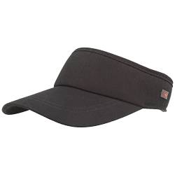 Balke Sonnenschild Visor mit Klettverschluss für Damen und Herren One Size, Navy Blau von Balke