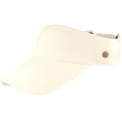 Balke Sonnenschild Visor mit Klettverschluss für Damen und Herren One Size, Weiß von Balke