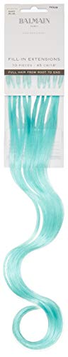 Balmain Fill-In Extensions Fiber Hair Straight Fantasy Kunsthaar 10 Stück Baby Blue 45 Cm Länge von Balmain