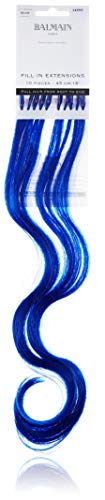 Balmain Fill-In Extensions Fiber Hair Straight Fantasy Kunsthaar 10 Stück Blue 45 Cm Länge von Balmain