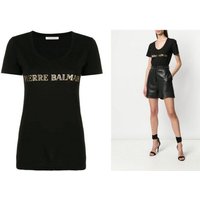 Balmain T-Shirt PIERRE BALMAIN ICONIC CULT ROCK LOGOSHIRT LOGO SHIRT TSHIRT TOP BLUSE von Balmain
