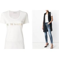 Balmain T-Shirt PIERRE BALMAIN ICONIC OFF-WHITE LOGOSHIRT LOGO BRAND SHIRT T-SHIRT TOP von Balmain