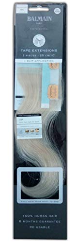 Balmain Tape+Clip Extensions Human Hair Echthaar 2 Stück Nuance 10a Länge 25 Cm von Balmain