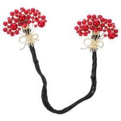 Baluue Damen Haarspange Französische Haarspange Perlen-Haarknotenmacher Verdrehtes Haar-Accessoire Elegante Haarspange von Baluue