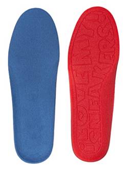 Bama Comfort Sneaker Fußbett, Unisex, Größe: 35/36, Blau/Rot von Bama