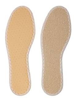 Bama Fresh Sun Color - hochwertige Barfuß-Einlegesohlen, Größe 46 – atmungsaktive Schuheinlagen für den Sommer - antibakterielle Wirkung dank Silberionen – 1 Paar von Bama