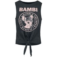 Bambi - Disney Top - L bis XXL - für Damen - Größe XL - schwarz  - Lizenzierter Fanartikel von Bambi