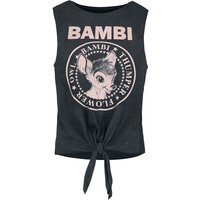 Bambi - Disney Top - L bis XXL - für Damen - Größe XXL - schwarz  - Lizenzierter Fanartikel von Bambi