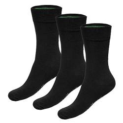 Bamboo Basics - Bambus Socken für Herren und Damen - Beau (3-Stück) - Hypoallergen und seidig weich - Länger frische und trockene Füße Schwarz 41-46 von Bamboo Basics