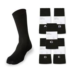 Finest Bamboo - UNISEX Buchstaben Socken - Angenehm Weich und Leichtes Tragegefühlt - Perfekte Passform - Personalisiertes Geschenk - 1 Paar - (D, 40-45) von Bamboo Letter Socks