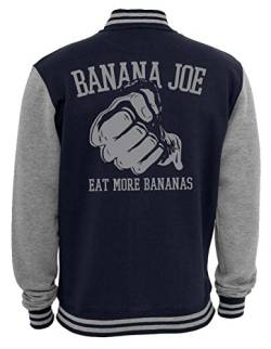 Banana Joe Original 2-Tone Collegejacke #3 - Navy-Grau L von Banana Joe