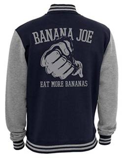 Banana Joe Original 2-Tone Collegejacke #3 - Navy-Grau XXL von Banana Joe