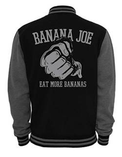 Banana Joe Original 2-Tone Collegejacke #3 - Schwarz-Grau 3XL von Banana Joe
