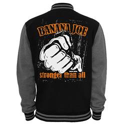 Banana Joe Original 2-Tone Collegejacke Limited Edition #9 - Schwarz-Grau 3XL von Banana Joe