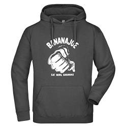 Banana Joe Original Hoody Kapuzen-Sweatshirt No3 schwarz 3XL von Banana Joe