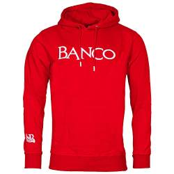 Banco Herren Kapuzenpullover Pullover Hoodie E201.1 (as3, Alpha, 3X_l, Regular, Regular, Rot) von Banco