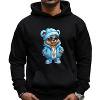 Banco Hoodie Herren Kapuzenpullover Hoodie Pullover Basic Kapuze Streetwear mit Kangurutasche, Druck von Banco