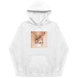 Ariana Grande Unisex Pullover Hoodie Sweetener (Back Print), weiß, S von Band Monkey