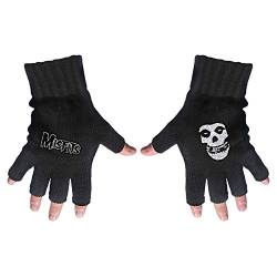 Band Monkey Misfits Unisex Fingerlose Handschuhe Logo & Fiend, mehrfarbig, One size von Band Monkey