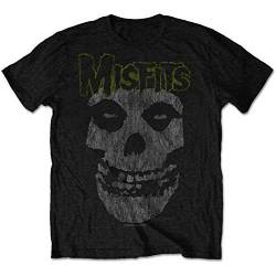 Band Monkey The Misfits Unisex T-Shirt Classic Vintage Gr. M, mehrfarbig von Band Monkey